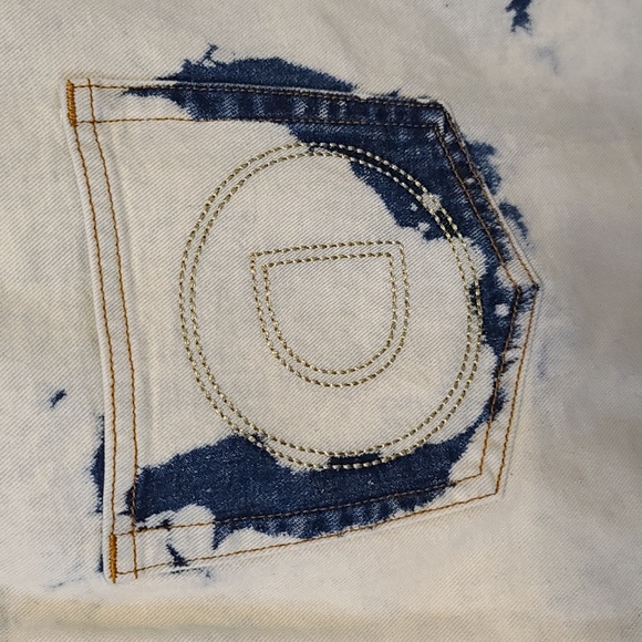 Desigual Women's White and Blue Denim Boyfriend (Sz 32) - Picture 4 of 13